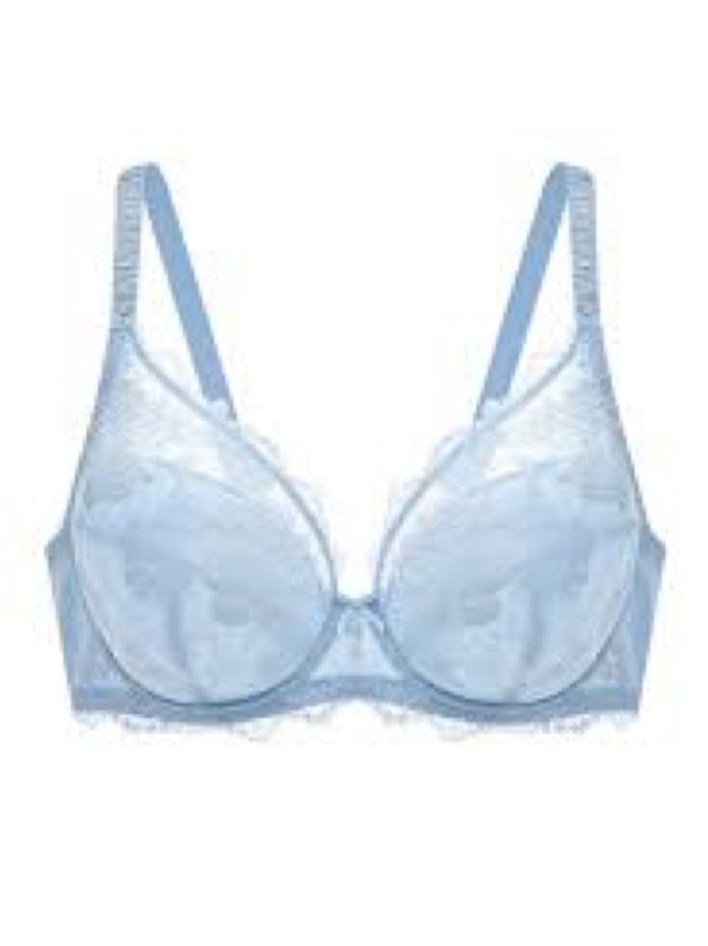 Understance Light Blue Lace Underwire Bra 36B